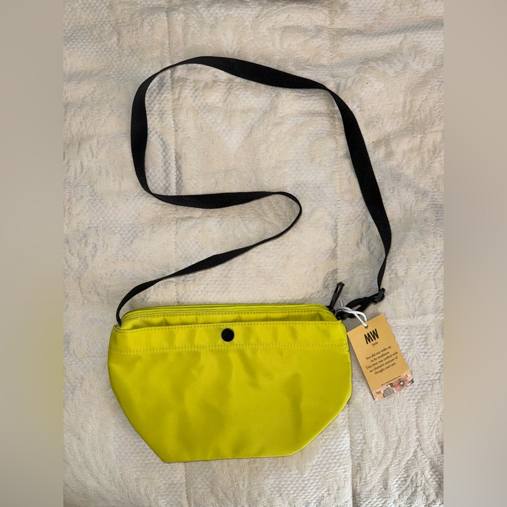 ❤️ MW Most Wanted Neon Yellow Day glow Lime Green Fanny Pack / Cross Body ❤️ F5